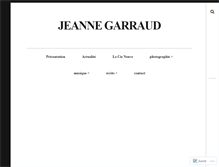 Tablet Screenshot of jeannegarraud.com